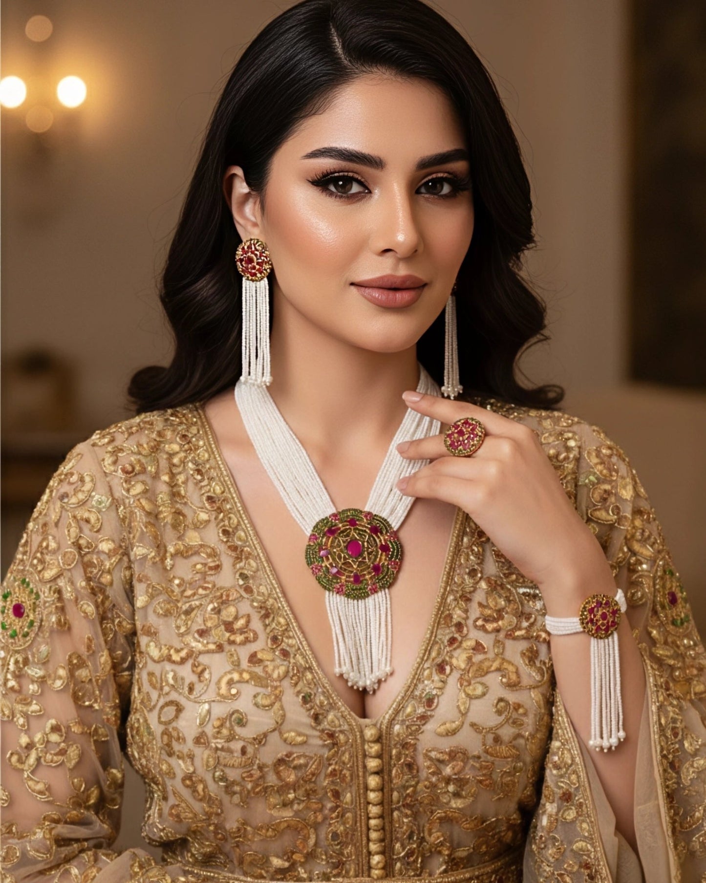 Itzel Gorgeous Pearl Set