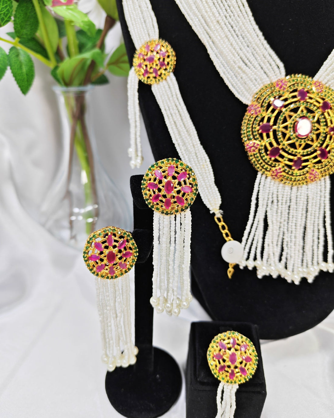 Itzel Gorgeous Pearl Set — Jewelry Set, Kuwait — 6