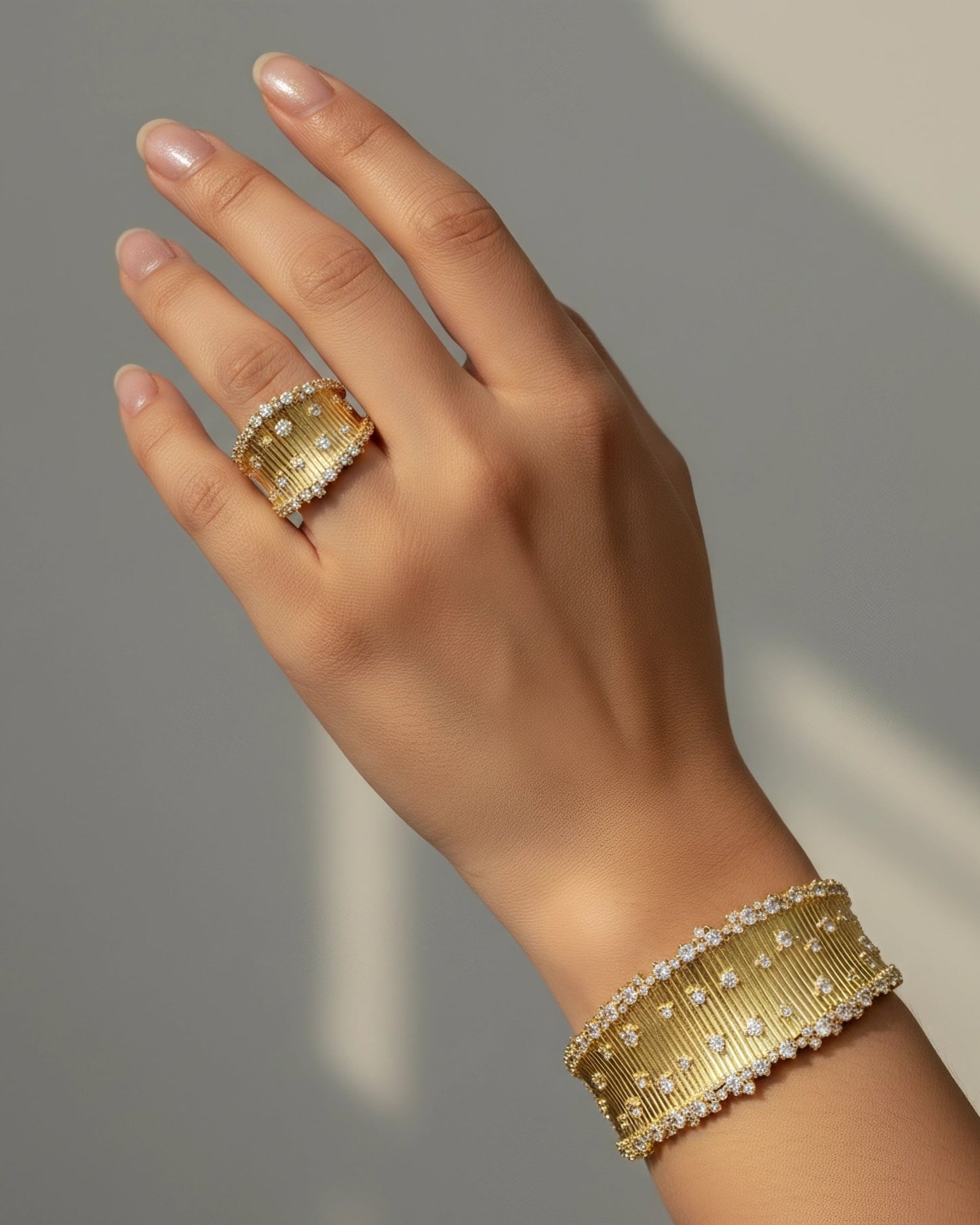 Estela Bracelet Ring Set