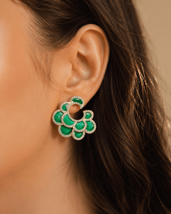Odelia Verdant Earrings — jewellery, Kuwait