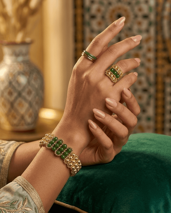 Wateen Scallop Set — jewellery, Kuwait