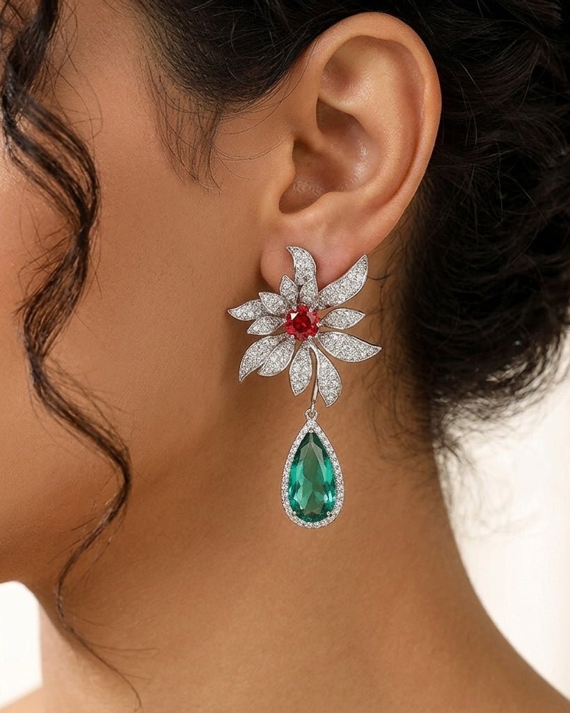Hessa Petal Earrings — jewellery, Kuwait — 1