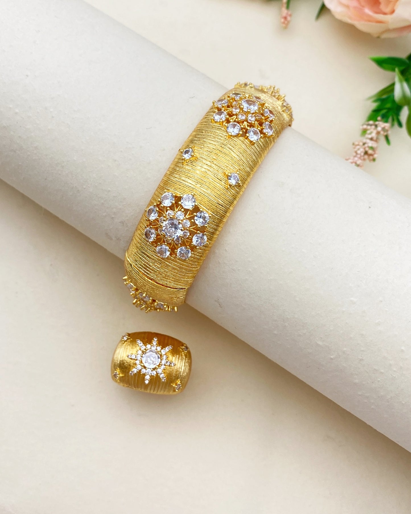 Aurelia Bracelet Ring Set