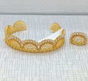 Barira Pearl Bracelet Ring Set 2