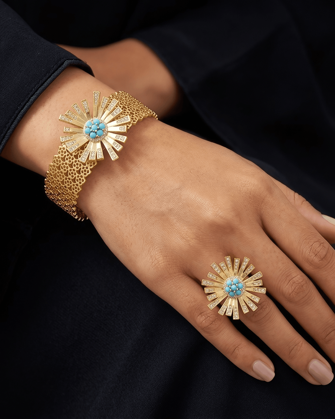 Asra Bracelet Ring Set 3
