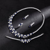 velvet luxe blue set — Jewelry Set, Kuwait — 2