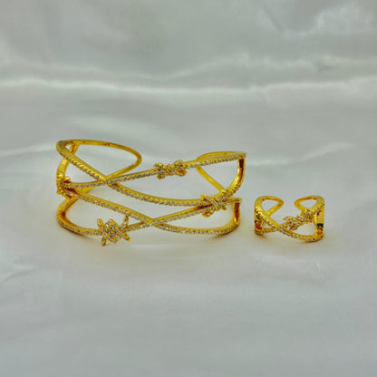 Lorenzo Bracelet Ring Set