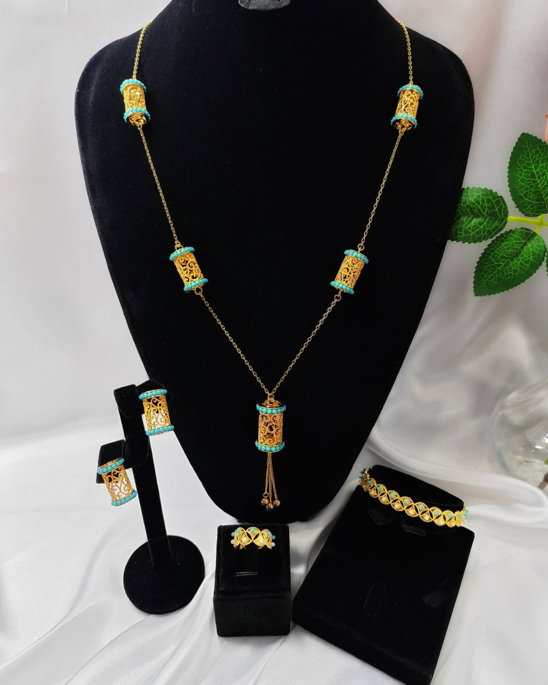 Hafsa Elegant Long Set — Jewelry Set, Kuwait — 2