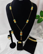 Hafsa Elegant Long Set — Jewelry Set, Kuwait — 2