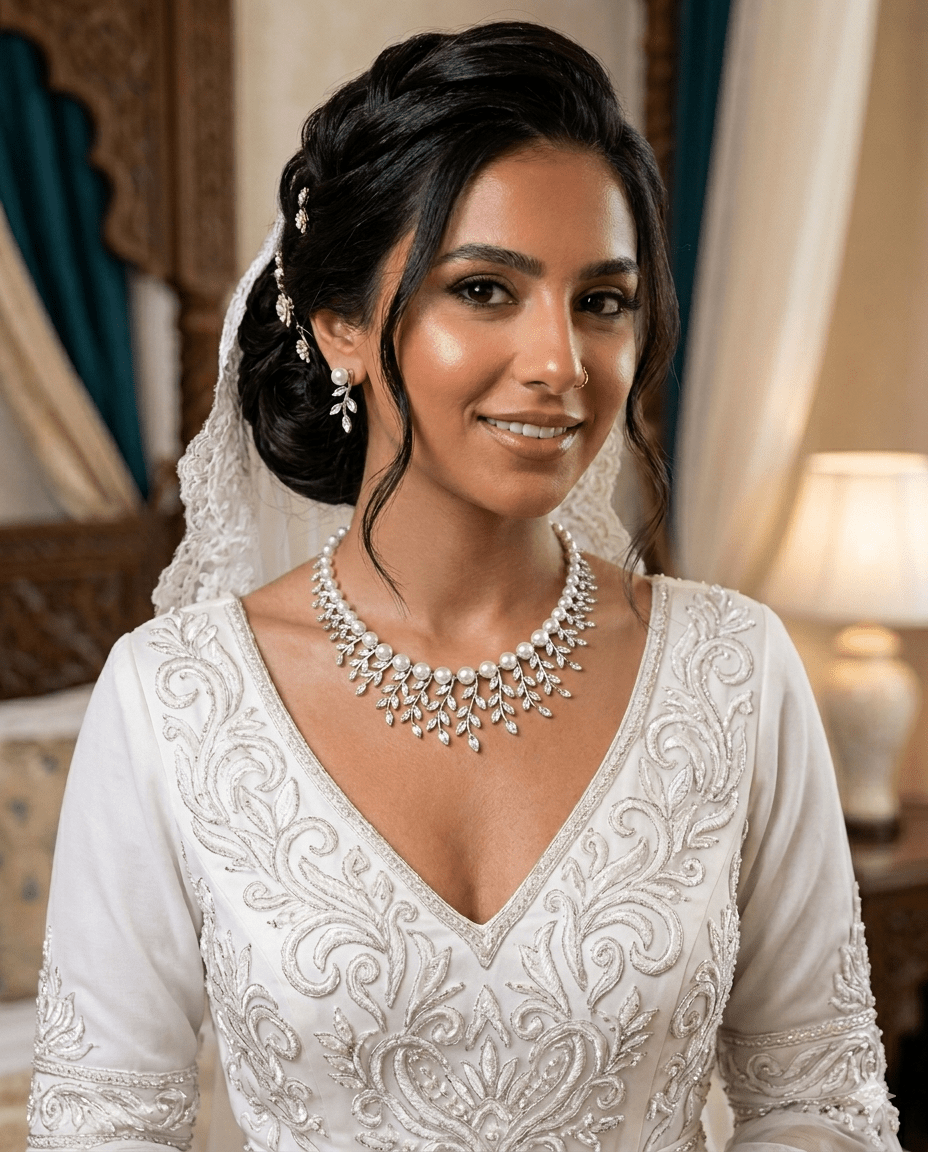 Jawaher Cluster Necklace — jewellery, Kuwait — 1