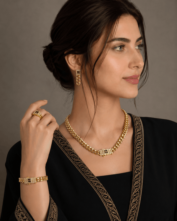 Solenne Gilded Set — jewellery, Kuwait