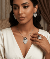 Widad Plume Set — jewellery, Kuwait — 1