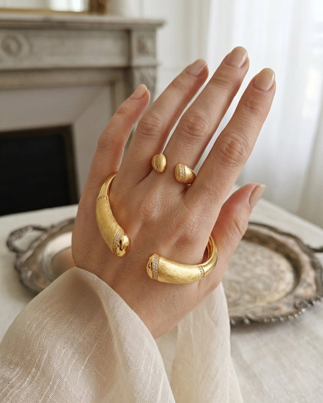 Tabassum Bracelet Ring Set — Bracelet, Kuwait — 1