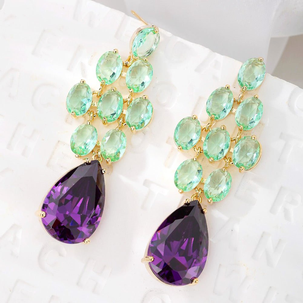 Dana Luxurious Purple Earrings