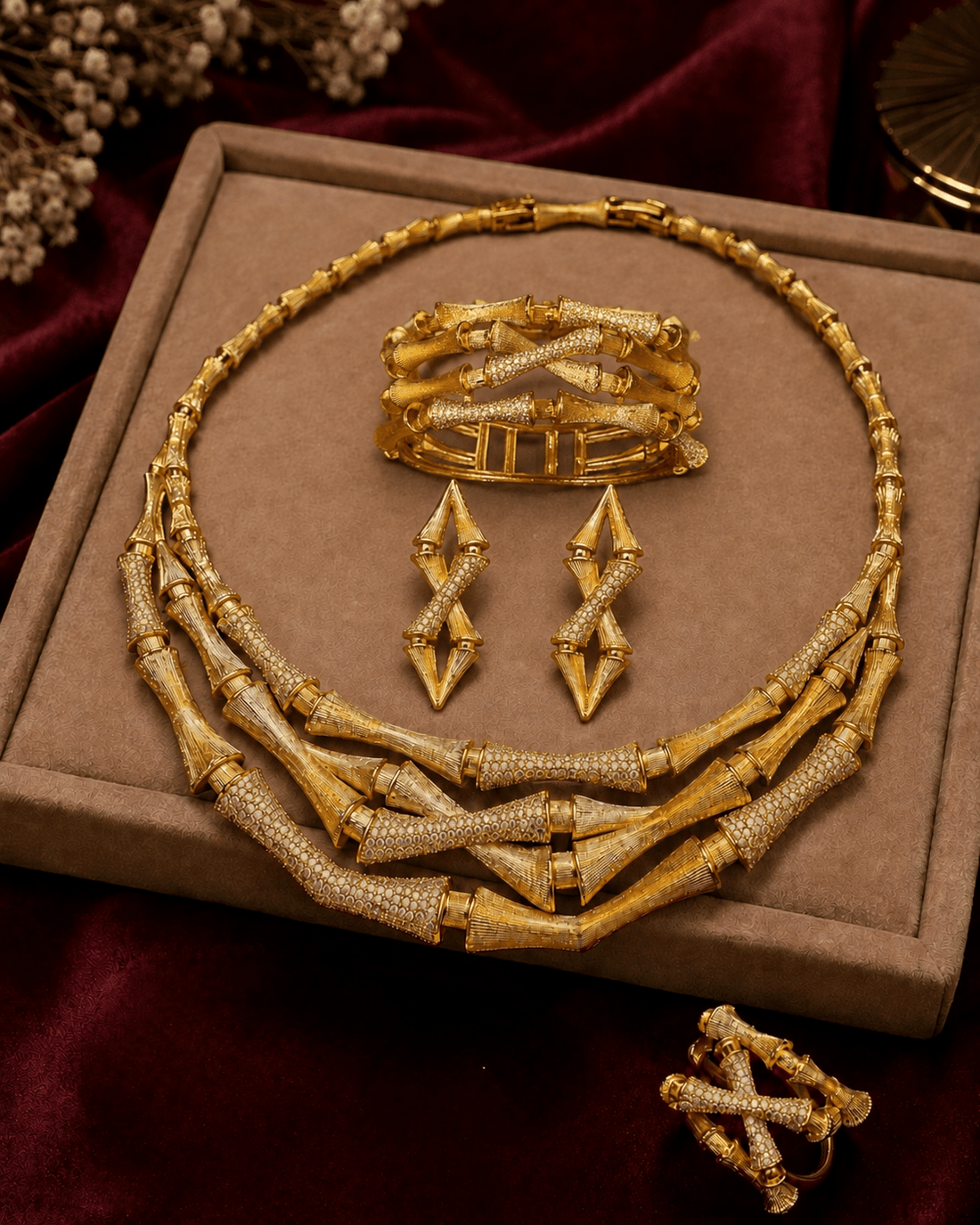 Maelora Bamboo Set — jewellery, Kuwait — 2