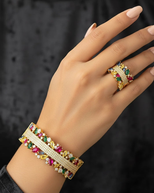 Thamina Classy Bracelet Ring Set