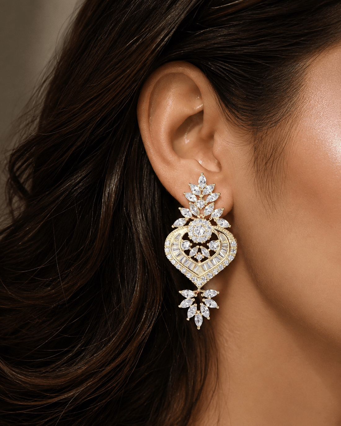 Calista Heartfall Earrings — jewellery, Kuwait — 1