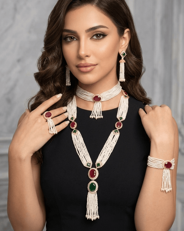 Andrea Gorgeous Pearl Set