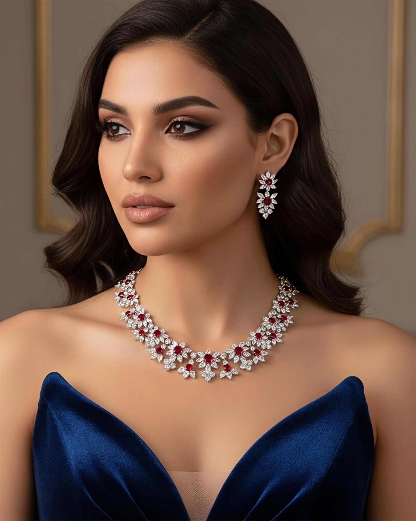 Kael Hot Necklace Earrings Set