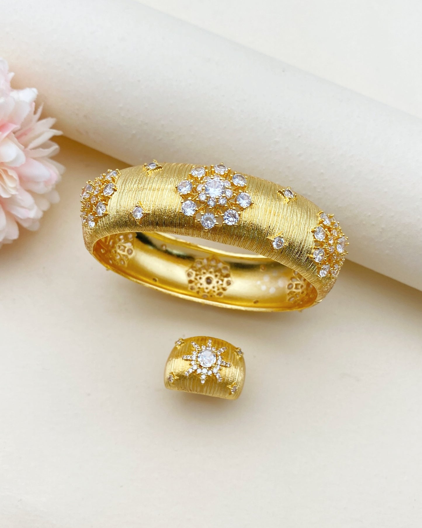 Aurelia Bracelet Ring Set