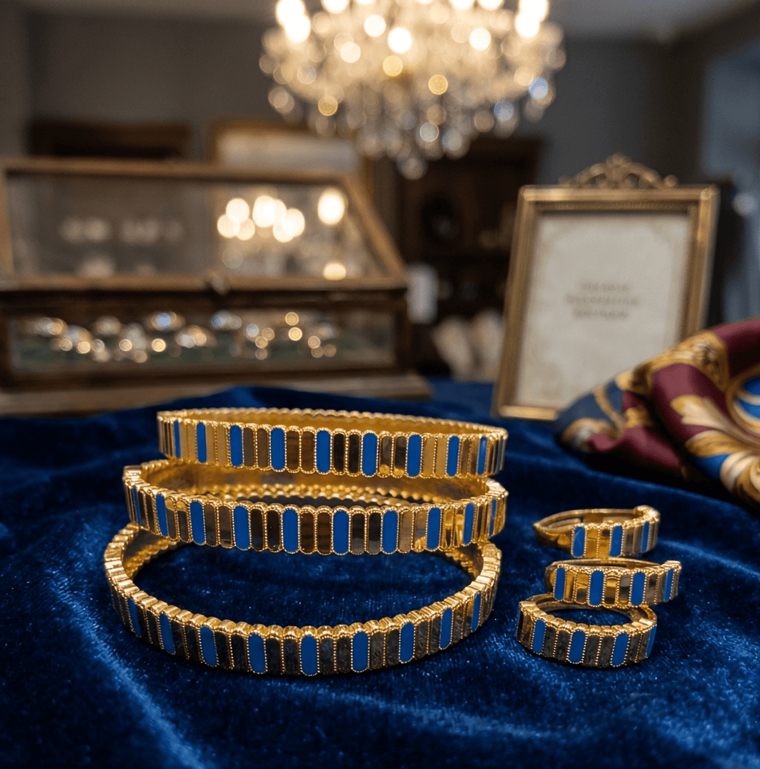 Yusra 3pc Bracelet Ring Set 2