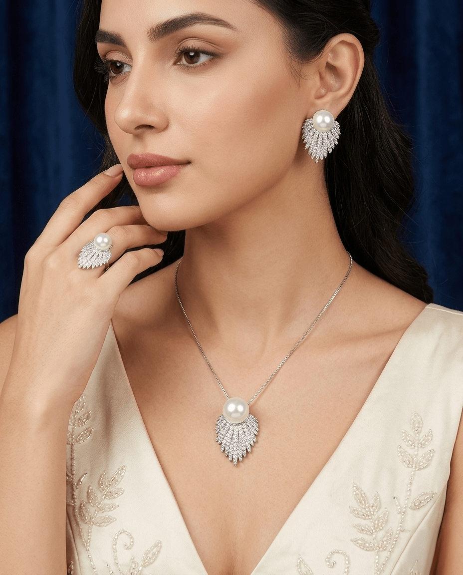 Widad Plume Set — jewellery, Kuwait — 2