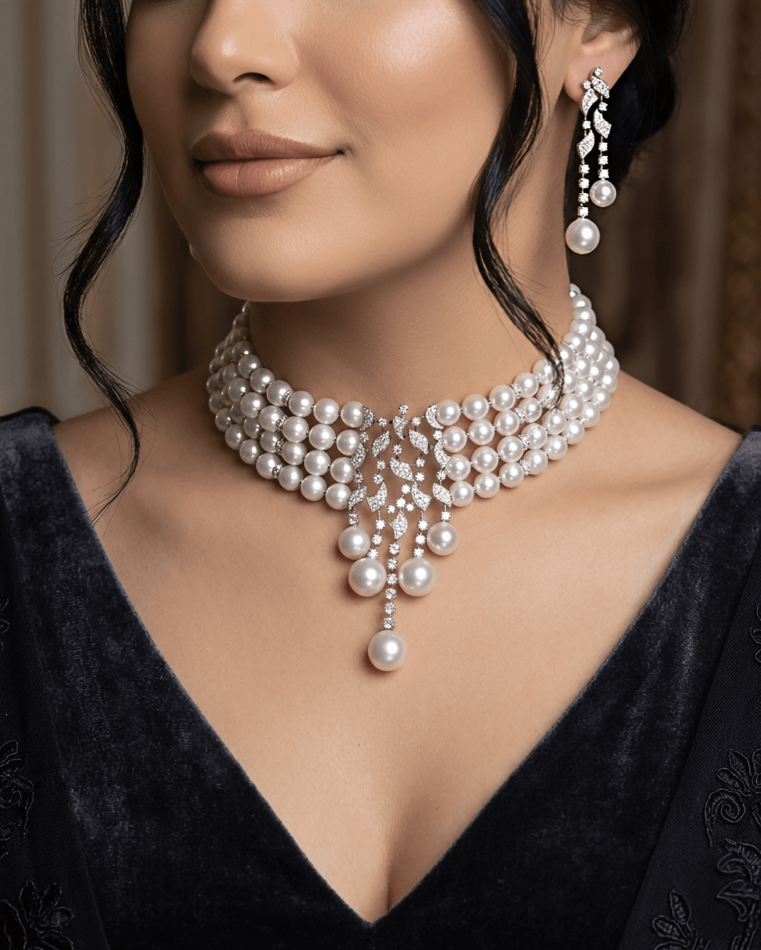 kerry gorgeous necklace earrings set 1