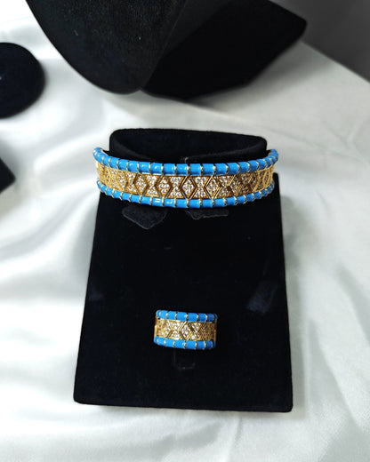 Huda Long Necklace Set