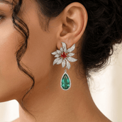 Hessa Petal Earrings — jewellery, Kuwait — 2