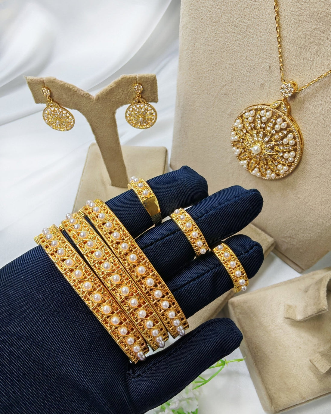 Marita Unique Pearl Set — Jewelry Set, Kuwait — 2