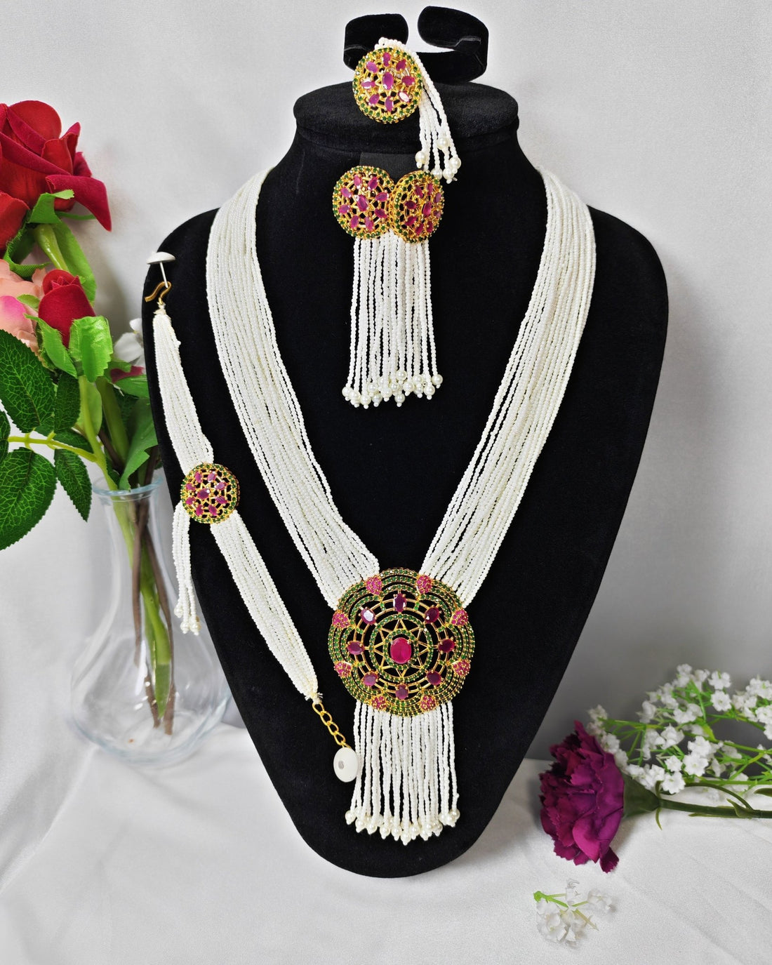 Itzel Gorgeous Pearl Set — Jewelry Set, Kuwait — 2