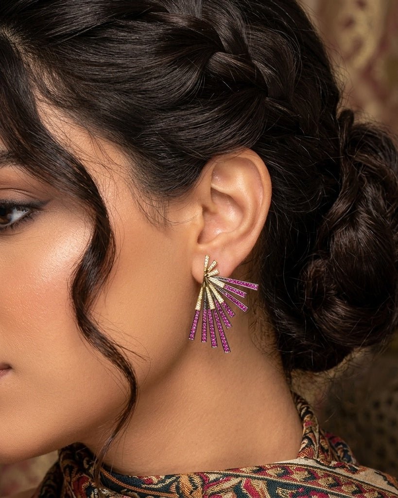 Mishael Sunburst Earrings — jewellery, Kuwait — 2