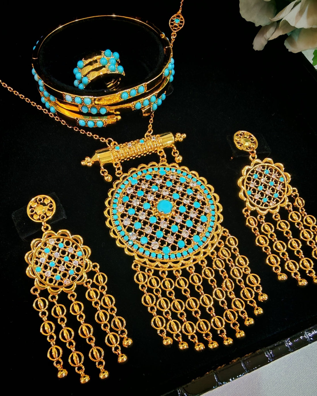 Wajd Turquoise Mandala — jewellery, Kuwait — 5