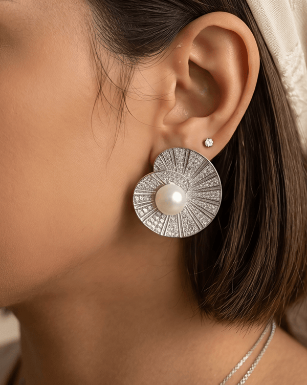 Aneeqa Unique Pearl Earrings