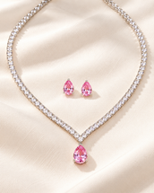 Ruoen Pink Set — Necklace, Kuwait — 1