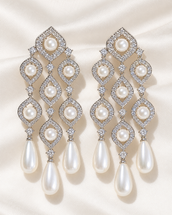 Sherine Pearl Earrings — Earrings, Kuwait — 1