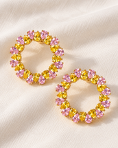 Sima Classy Roung Earrings — Earrings, Kuwait — 1
